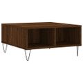 vidaXL Konferenčný stolík hnedý dub 60x60x30 cm kompozitné drevo