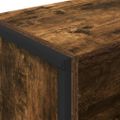 vidaXL Knižnica 60 x 30 x 121 cm Kompozitné drevo Dymová dub