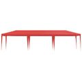 vidaXL Párty stan Červená 900 x 300 x 255 cm PE a oceľ