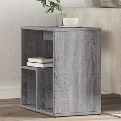 vidaXL Príručné stolíky 2 ks sivé sonoma 50x30x50 cm kompozitné drevo