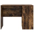vidaXL Stôl Dymová dub Kompozitné drevo 102 x 50 x 75 cm