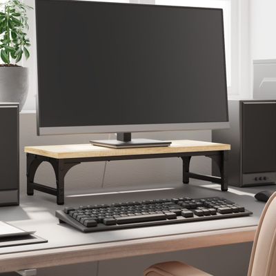 vidaXL Stojan na monitor dub sonoma 55x23x14 cm kompozitné drevo