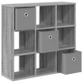vidaXL Servírovacia skriňa Sivý Sonoma 73,5 x 24 x 69,5 cm