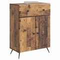 vidaXL Servírovacia skriňa Staré drevo 66 x 34,5 x 90 cm