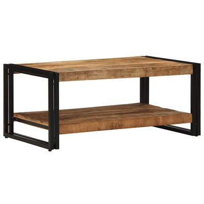 vidaXL konferenčný stolík 90x50x38 cm masívne hrubé drevo mango
