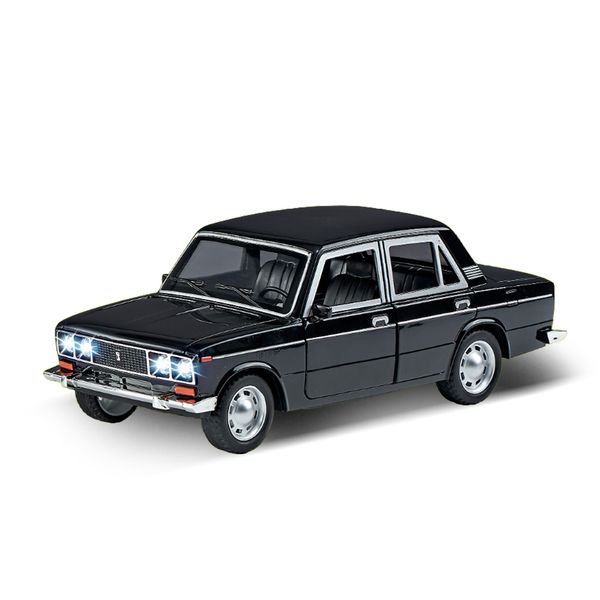 Auto čierne so zvukom a svetlom 18 cm