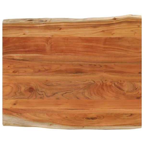 vidaXL Stolová doska 90x80x2,5 cm obdĺžnik masívna akácia živá hrana