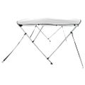 vidaXL Strieška Bimini s 3 oblúkmi a stenami 183x(170-182)x137 cm