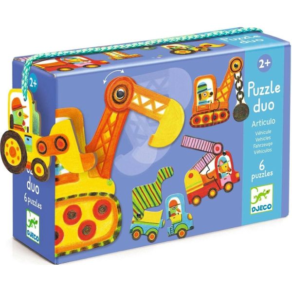 Puzzle Duo Vozidlá