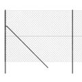 vidaXL Drôtený plot antracitový 1,8x25 m