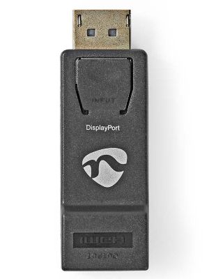 NEDIS adaptér DisplayPort – HDMI/ DisplayPort zástrčka - HDMI zásuvka/ čierny/ blistr Redukce, zástrcka DisplayPort, zástrcka HDMI, čierny