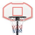 vidaXL Basketbalový stojan biely 282-352 cm polyetén