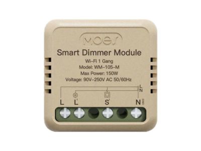 Smart ovládač osvetlenia MOES Switch Module MS-105 WiFi Tuya
