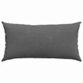 vidaXL Vankúše na pohovku 2 pcs Tmavo šedá 80 x 40 cm