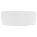 vidaXL Luxusné umývadlo, prepad, matné biele 36x13 cm, keramika
