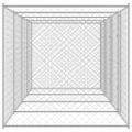 vidaXL Klietka pre psa Strieborná 800 x 200 x 200 cm Pozinkovaná oceľ