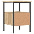 vidaXL Nočný stolík dub sonoma 34x36x50 cm kompozitné drevo