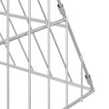 vidaXL Klietka pre králiky Strieborná 430 x 100 x 85 cm