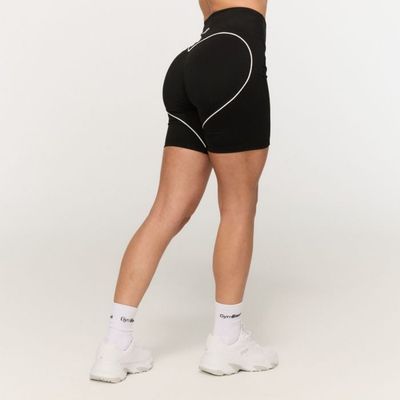 Dámske šortky Varsity Black - GymBeam, veľkosť XS
