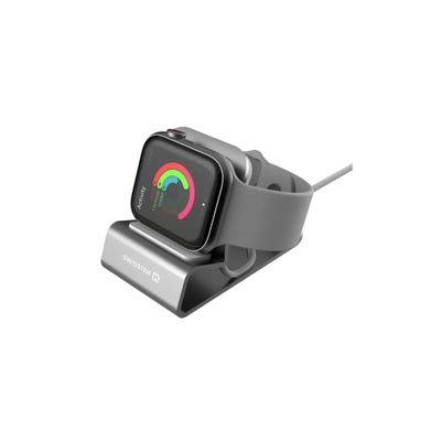 SW HLINÍKOVÝ STOJANČEK PRE iWATCH STRIEBORNÝ