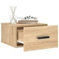 vidaXL Nástenné nočné stolíky 2 ks dub sonoma 35x35x20 cm