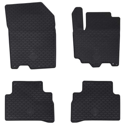 vidaXL Autokoberec 4 pcs Čierna vyhovuje Suzuki VITARA 2015- Guma