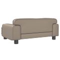 vidaXL Pelech pre psa kapučínový 70x45x30 cm umelá koža