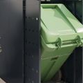 vidaXL Úložisko na 6 košov Wheelie Antracit 408 x 77,5 x 121,5 cm