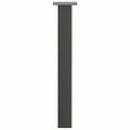 vidaXL Nohy ku konzolovému stolíku 4 ks, antracitové, 72 cm, oceľové