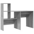 vidaXL Stôl Sivý Sonoma Kompozitné drevo 131,5 x 50 x 106,5 cm