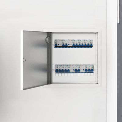 vidaXL Access Panel Biela 33 x 33 x 3 cm Oceľ