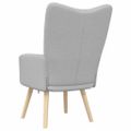 VidaXL Relaxačné kreslo Cloud Grey Fabric