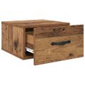 vidaXL Nočný stolík 2 ks Staré drevo 35 x 35 x 20 cm Kompozitné drevo