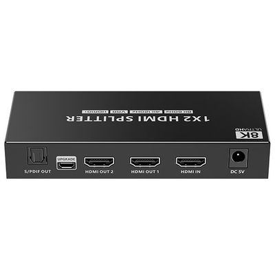 XtendLan HDMI distribucní rozbocovac, 1 vstup / 2 výstupy, 8k@60Hz Rozbocovac, HDMI, 1 vstup, 2 výstupy, podpora 8k@60Hz