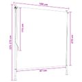vidaXL Vonkajšia roleta Piesková 100 x 270 cm