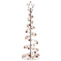 vidaXL LED vianočný stromček s ozdobami 120 LED teplá biela 180 cm