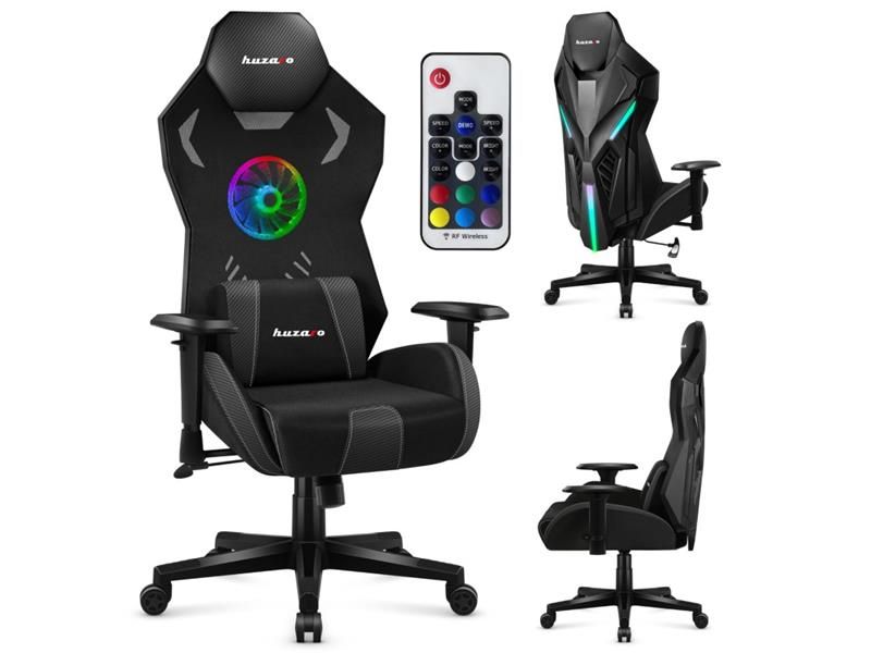 Herná stolička HUZARO Combat 7.6 RGB Black