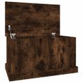 vidaXL Úložný box dymový dub 70x40x38 cm spracované drevo