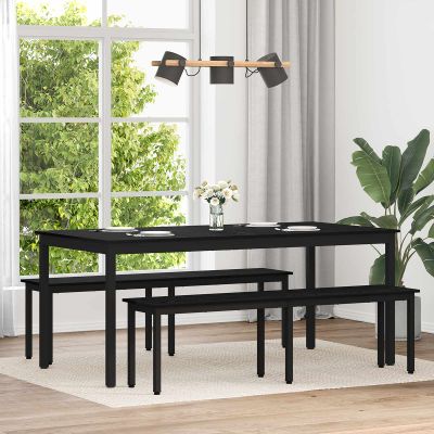 vidaXL Jedálenské stoly 2 pcs 180 x 90 x 75 cm Kompozitné drevo