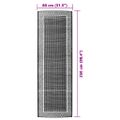 vidaXL Vonkajší koberec ARAKIL zelený 80x250 cm PP
