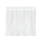 vidaXL Čipková záclona Biela 100 x 600 cm Polyester
