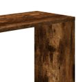 vidaXL Knižnica 5 políc dymový dub 80,5x23,5x162,5 cm kompozitné drevo