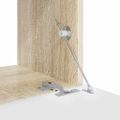 vidaXL 6-dielna súprava TV skriniek biela a dub sonoma drevotrieska