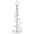 vidaXL LED vianočný stromček s ozdobami 120 LED teplá biela 180 cm
