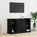 vidaXL Servírovacia skriňa Čierny dub 100 x 35,5 x 60 cm