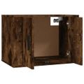 vidaXL Nástenné TV skrinky 2 ks dymový dub 57x34,5x40 cm