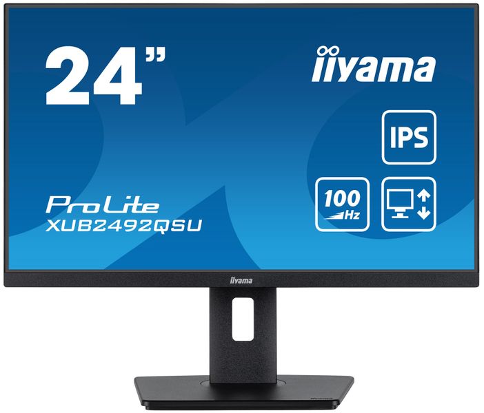 iiyama ProLite/XUB2492QSU-B1/23,8''/IPS/QHD/100Hz/0,5ms/Black/3R