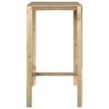 vidaXL Barový stôl 60x60x110 cm impregnovaná borovica