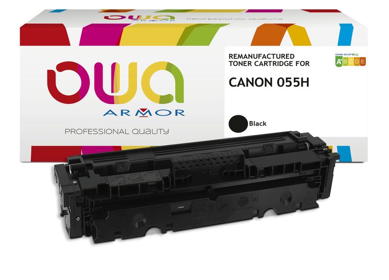 OWA Armor toner kompatibilný s Canon CRG-055H BK, 7600st, čierna/black