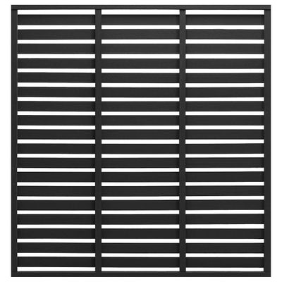 vidaXL Plotový panel, WPC 180x180 cm, čierny